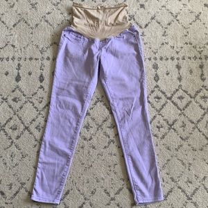 Motherhood maternity lavender skinny jeans
